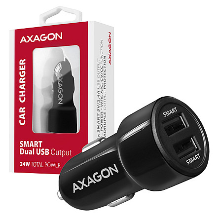 AXAGON Dual car charger, 24W | PWC-5V5 - 14