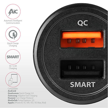AXAGON Dual car charger, 31.5W | PWC-QC5 - 6