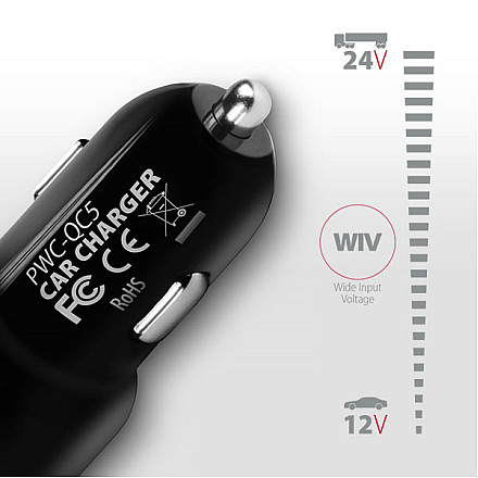AXAGON Dual car charger, 31.5W | PWC-QC5 - 4