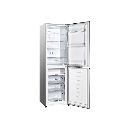 Gorenje NRK418ECS4 Refrigerator, E, Free standing, Combi, Height 182.4 cm, Net Fridge 171 L, Net Freezer 85 L, Grey | Gorenje - 3