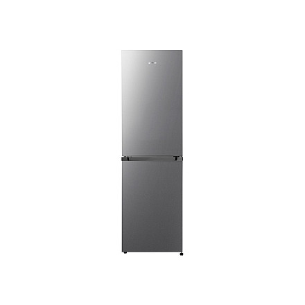 Gorenje NRK418ECS4 Refrigerator, E, Free standing, Combi, Height 182.4 cm, Net Fridge 171 L, Net Freezer 85 L, Grey | Gorenje - 1