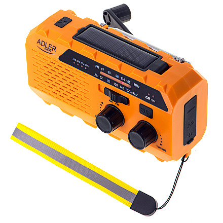 Adler | Portable radio with flashlight | AD 1197 | Alarm function - 1