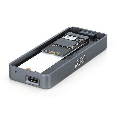 Digitus USB M.2 hard disk enclosure, SSD, external, NVMe, 20Gbps, USB 3.2 Gen2x2 - 5
