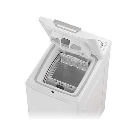 Candy Washing Machine | TCA284TM5-S | Energy efficiency class A | Top loading | Washing capacity 8 kg | 1200 RPM | Depth 60 cm | Width 41 cm | Display | Digit | White - 6