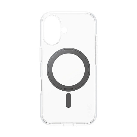 CARE by PanzerGlass Feature Case Transparent w. Black Kickstand & MagSafe iPhone 16 | CARE - 2