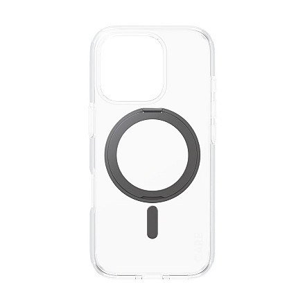 CARE by PanzerGlass Feature Case Transparent w. Black Kickstand & MagSafe iPhone 16 Pro | CARE - 2
