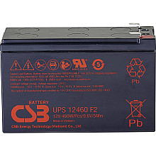 CSB Battery Battery 12V, 9Ah, AGM | UPS12460F2 | 460 W