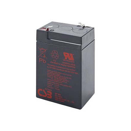 CSB Battery Battery 6V 4.5Ah F1 Pb | GP645 - 1