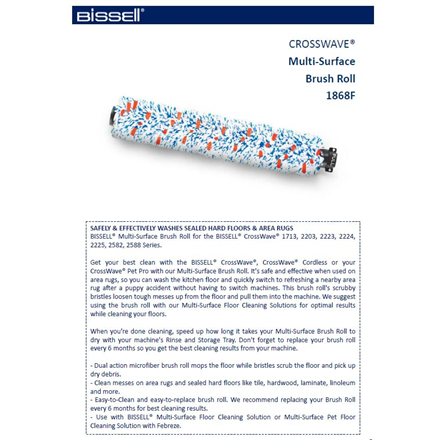 Bissell | CrossWave Multi surface brush roll | No ml | 1 szt. - 4