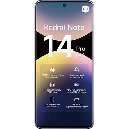 Xiaomi Redmi Note 14 Pro Lavender Purple 6.67 