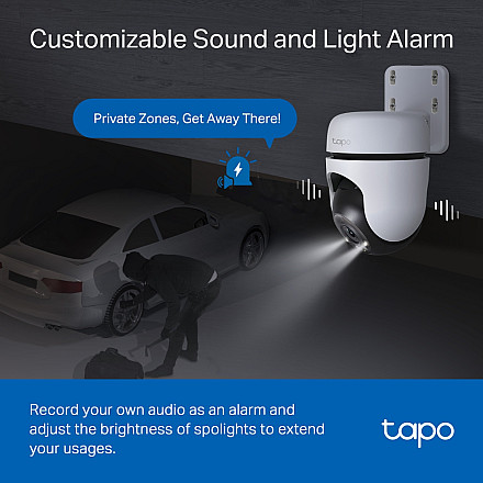 TP-LINK Tapo C510W Outdoor Pan/Tilt Security Wi-Fi Camera - 8