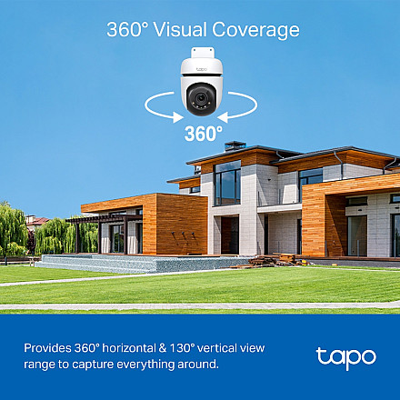 TP-LINK Tapo C510W Outdoor Pan/Tilt Security Wi-Fi Camera - 6