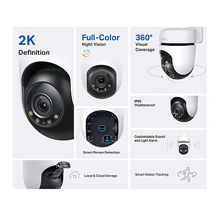 TP-LINK Tapo C510W Outdoor Pan/Tilt Security Wi-Fi Camera - 2