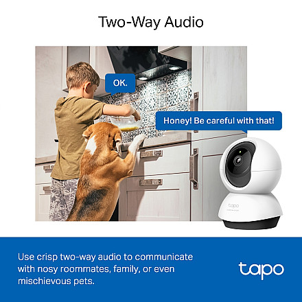 TP-LINK C220 Pan/Tilt Wi-Fi Camera - 7