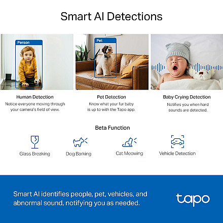 TP-LINK C220 Pan/Tilt Wi-Fi Camera - 5