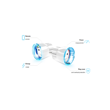 Fibaro | Вилка настінна (typ F, Schuko) | Apple HomeKit | білий - 2