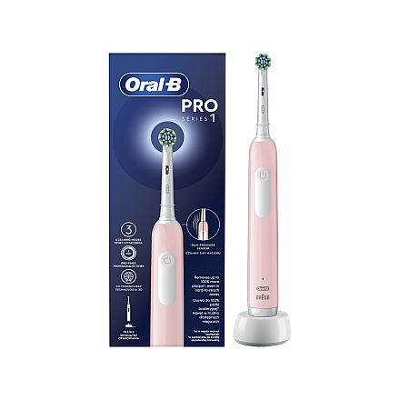Електрична зубна щітка Oral-B Pro Series 1 Cross Action Рожева - 2