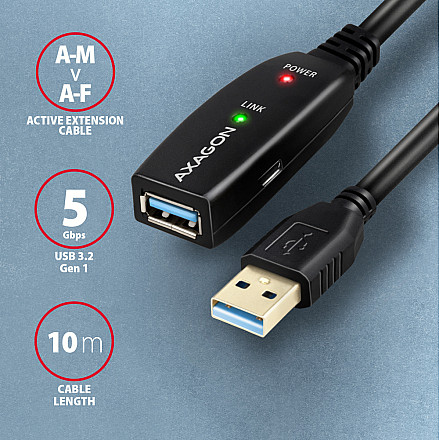 AXAGON Active extension USB 3.2 Gen 1, 10 m | ADR-310 - 2