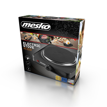 Mesko Гарячої плити MS 6508 Кількість конфорок/зон для готування 1 - 3