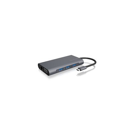 Icy Box IB-DK4040-CPD USB Type-C™ DockingStation with two video interfaces Raidsonic - 5