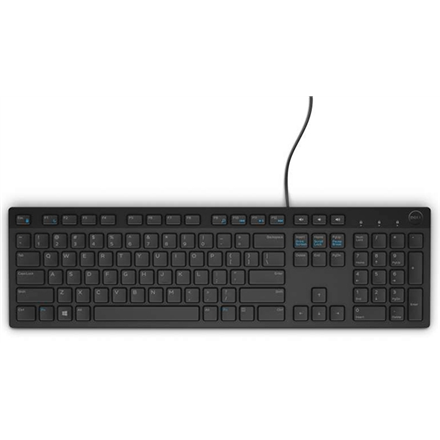 Dell | KB216 | Multimedia | Przewodowa | PL | чорна | Клавіатура numeryczna - 1