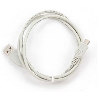 Кабель USB Cablexpert, Штекер, 4 pin USB Тип A - Штекер, Бежевий, Mini-USB Тип B, 0,9 м, Гарантія 12 міс.