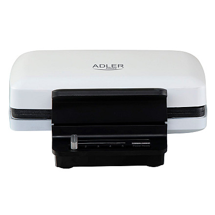 Adler Waffle maker | AD 3085 | 1200 W | Number of pastry 2 | Waffle | White - 4