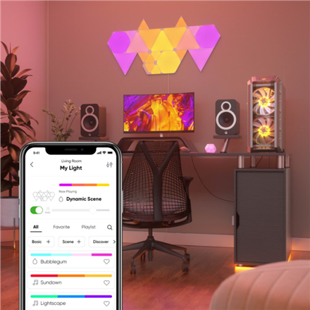 Nanoleaf | Shapes Triangles Starter Kit (15 panels) | 1.5 W | 16M+ colours - 4