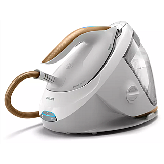 Philips | PerfectCare 7000 Series PSG7040/10 | Żelazko | 2100 W | Pojemność zbiornika na wodę 1800 ml | Funkcja Calc-clean | Biały/Brązowy | Automatyczne wyłączanie | 8 barów