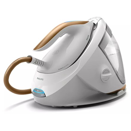 Philips | PerfectCare 7000 Series PSG7040/10 | Żelazko | 2100 W | Pojemność zbiornika na wodę 1800 ml | Funkcja Calc-clean | Biały/Brązowy | Automatyczne wyłączanie | 8 barów - 6
