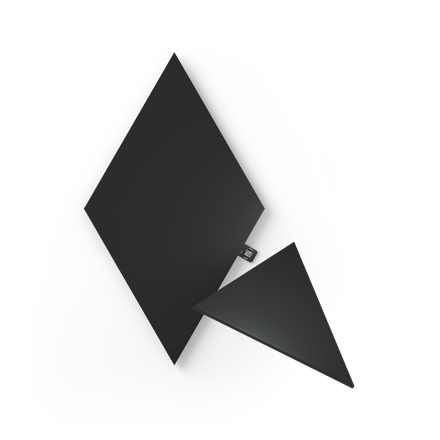 Nanoleaf Shapes Black Triangles Expansion Pack (3 panels) Nanoleaf - 1