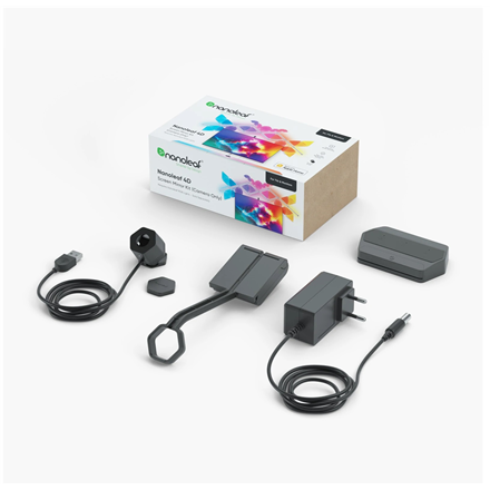 Nanoleaf 4D Zestaw Lustra Ekranu TV (Tylko kamera) Nanoleaf | Nanoleaf 4D Zestaw Lustra Ekranu TV (Tylko kamera) | 24 W | RGBIC | WiFi (2,4 GHz b/g/n) | Brak K - 1