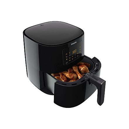 Philips | Essential HD9280/70 | Фритюрниця XL 6,2 л 2000 Вт із Технологією Rapid Air - Чорний - 5