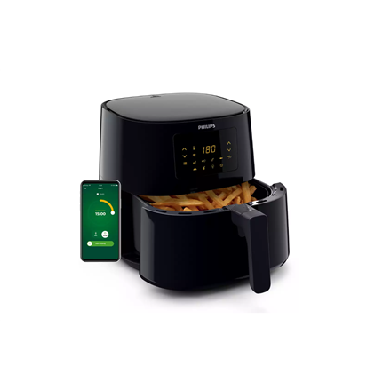 Philips | Essential HD9280/70 | Фритюрниця XL 6,2 л 2000 Вт із Технологією Rapid Air - Чорний - 2
