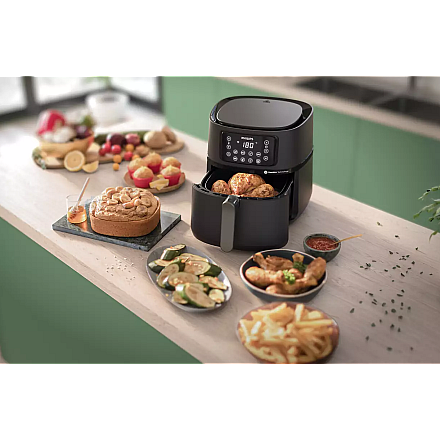 Philips | XXL Connected Air Fryer | HD9285/93 Seria 5000 | Moc 2000 W | Pojemność 7,2 L | Czarny - 5