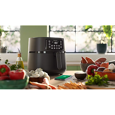 Philips | XXL Connected Air Fryer | HD9285/93 Seria 5000 | Moc 2000 W | Pojemność 7,2 L | Czarny - 4