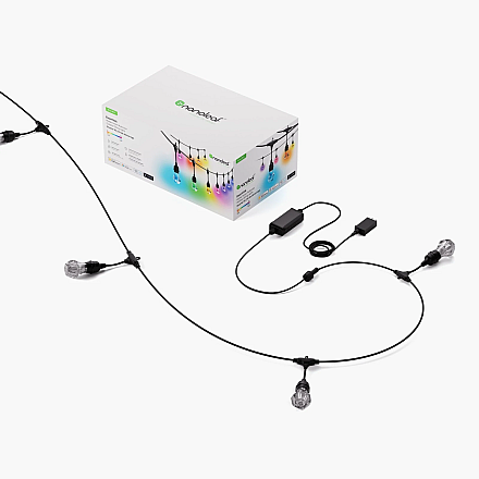 Nanoleaf Essentials Matter Smart Multicolour Outdoor String Lights Starter Kit 30m|16M+ - 2