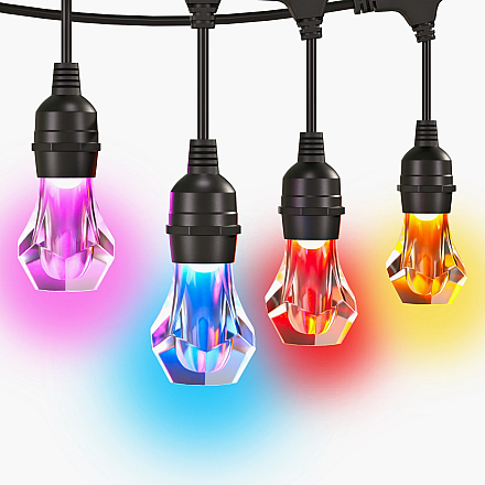 Nanoleaf Essentials Matter Smart Multicolour Outdoor String Lights Starter Kit 30m|16M+ - 1