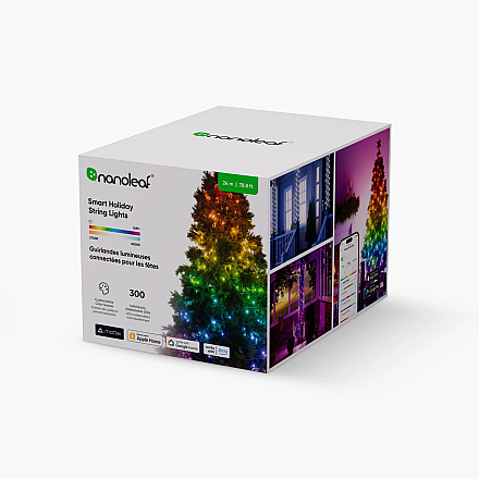 Nanoleaf Smart Holiday String Lights 24m 300 LEDs|18 W|16M+ - 2