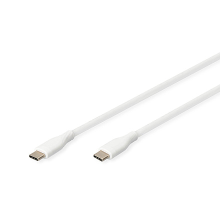 Digitus Silicone Connection Cable | AK-300341-010-W | USB-C to USB-C - 1