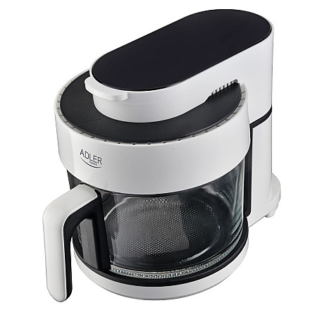 Adler Air Fryer Oven with Glass Bowl | AD 6316 | Power 1200 W | Capacity 3 L | Convection | White/Black - 1