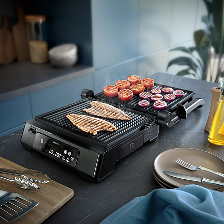 Philips | Contact Grill | HD6307/70 7000 series | Table | 2200 W | Black - 5