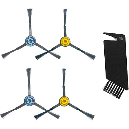 Midea | Spare Parts Kit: 4x Side Brush, 1x Cleaning Brush for M6/M7/M7Pro/S8+ - 1