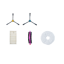 Midea Spare Parts Kit for V12: 6x Side brushes, 2x Roller brushes, 3x HEPA Filters, 4x Mops, 3x Dust Bags