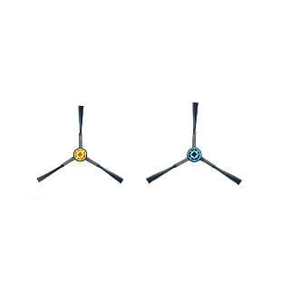 Midea Spare Parts Kit for V12: 4x Side Brushes, 4x Mops