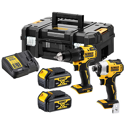 DEWALT | 18V XR Brushless Twin Kit - 2 X 4Ah | DCK2062M2T-QW - 1