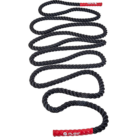 Pure2Improve Battle Rope 12m | Black/Red - 2