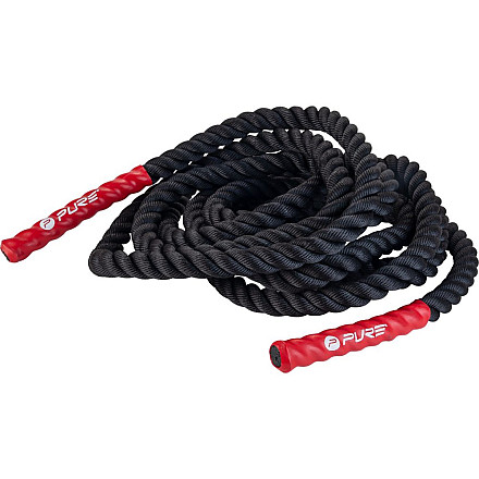 Pure2Improve Battle Rope 12m | Black/Red - 1