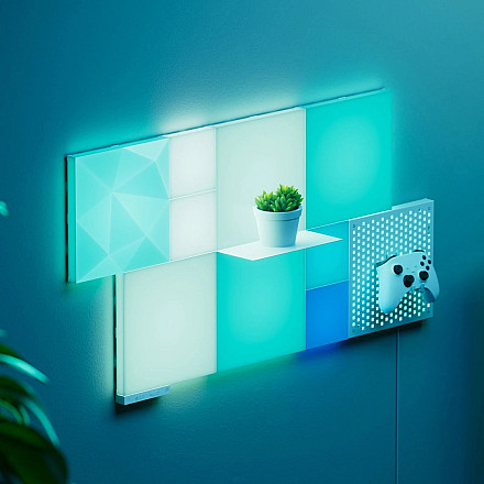 Nanoleaf Blocks Textured Big Squares Add-On Kit (2 Panels)|16M+ colours - 2