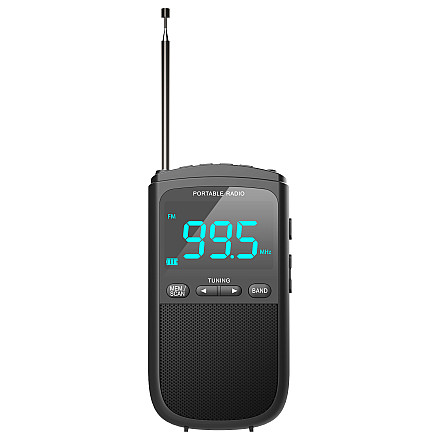 Camry | Portable mini radio | CR 1905 | Alarm function | Black - 1